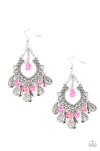 Musical Gardens Pink Earring